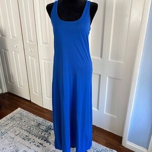 Blue cotton Maxi Sundress